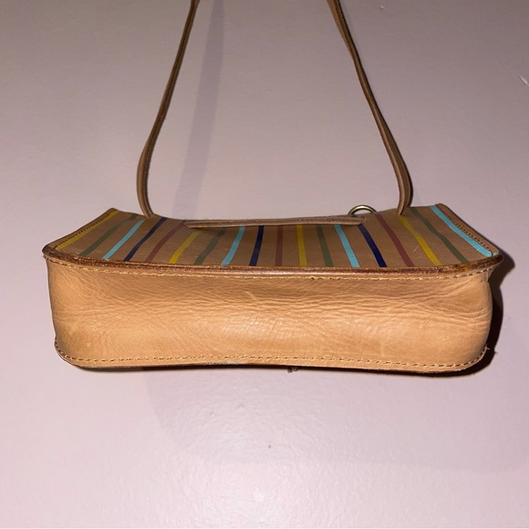 Madewell Tan The Simple Pouch Belt Bag Rainbow Stripe Edition - Picture 10 of 16